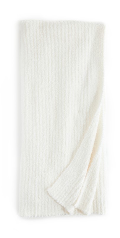 Barefoot Dreams CozyChic Ribbed Throw Carbo