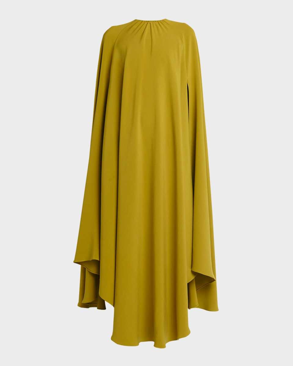 Soft Silk Cady Caftan Dress