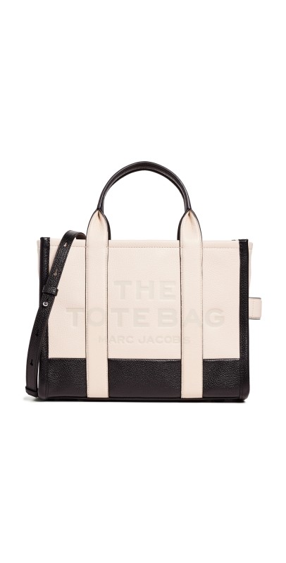 Marc Jacobs The Colorblock Medium Tote Bag Ivory Mult