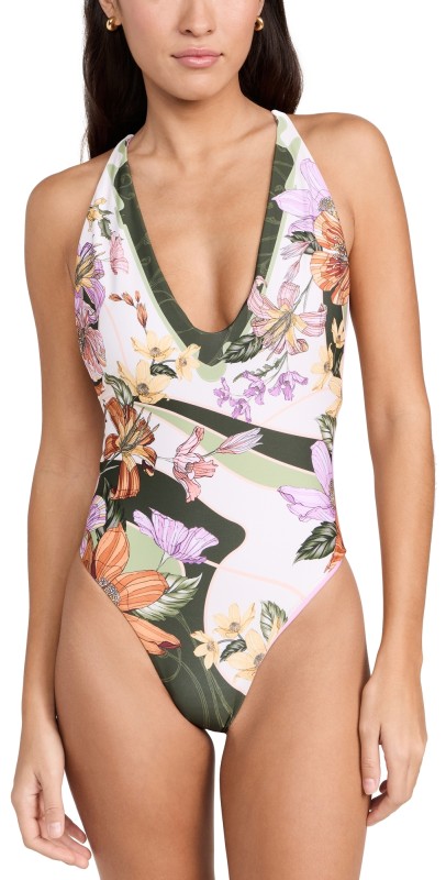 Agua Bendita Aloe One Piece Swimsuit Multicolor