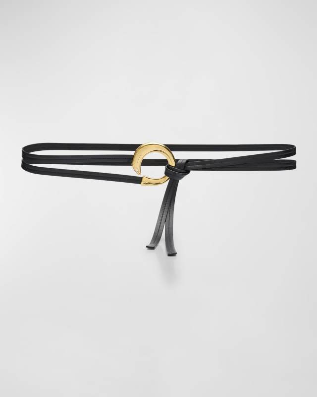 Cintura Leather Wrap Belt