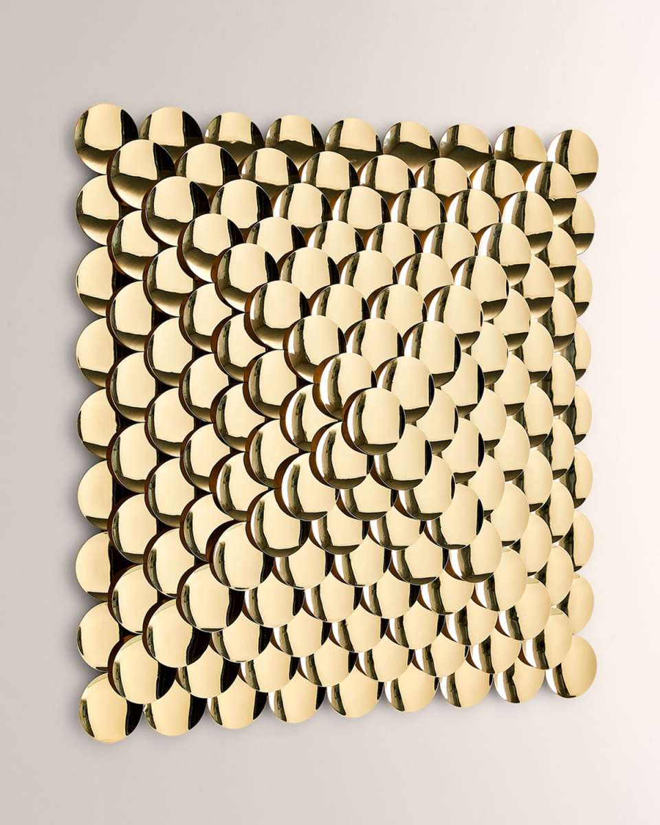 Pyramid Wall Decor - Brass