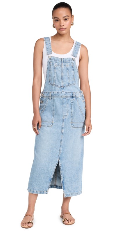 Free People Bardot Denim Skirtall Follow Your Heart