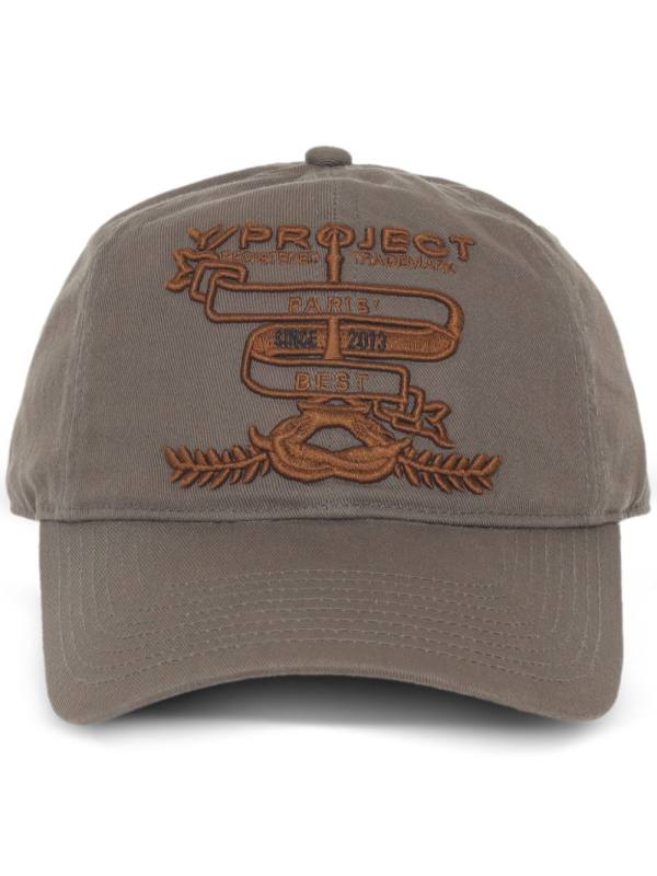 logo-embroidered cap