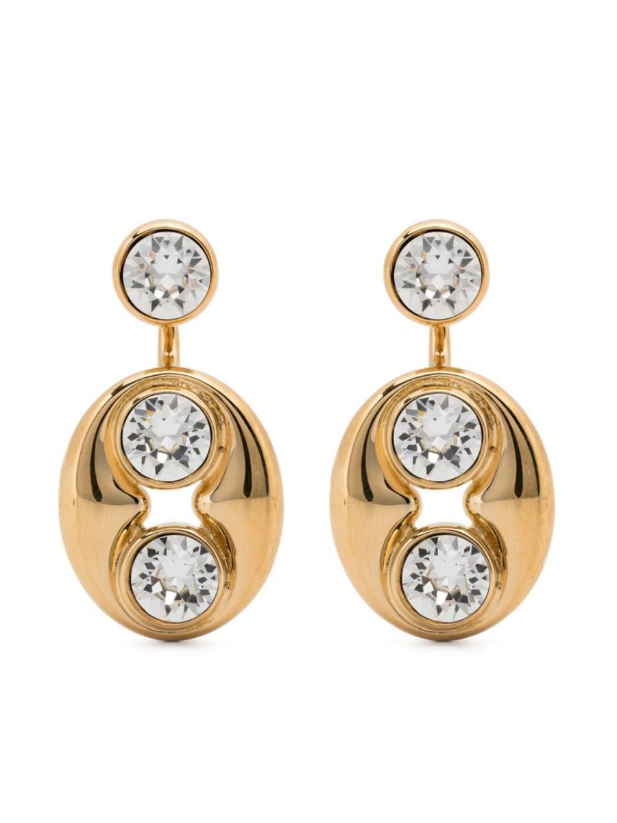 Iris drop earrings