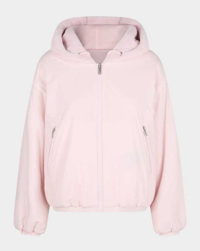 Eaton Bunny Faux-Fur Hooded Jacket