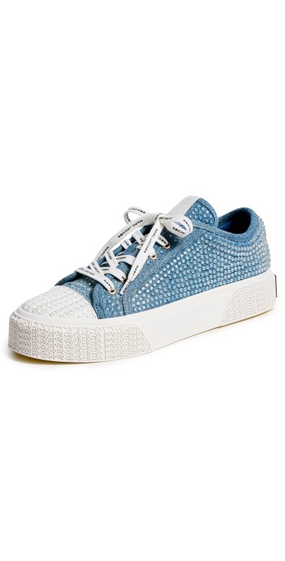 Marc Jacobs The Sneakers Light Blue Crystal