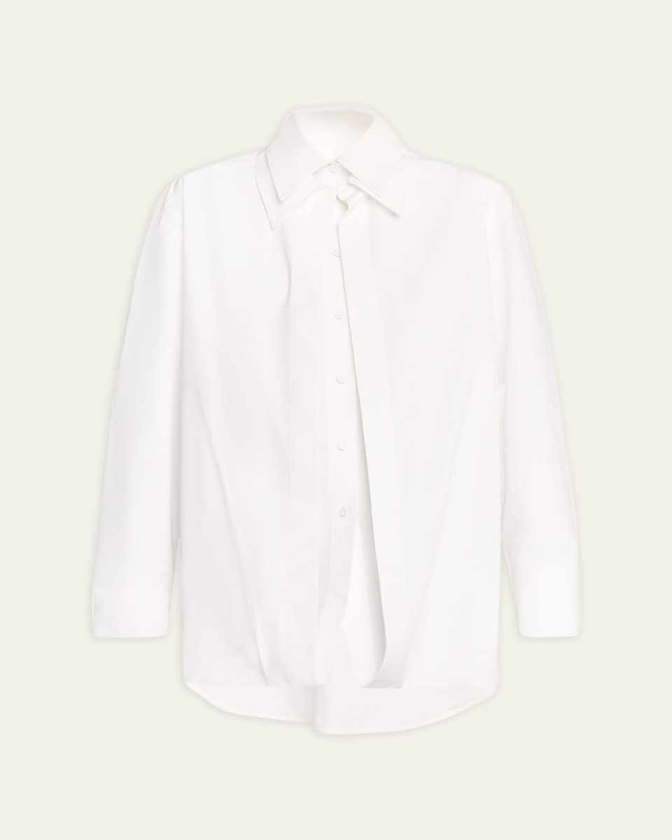 Double Collar Cotton Shirt