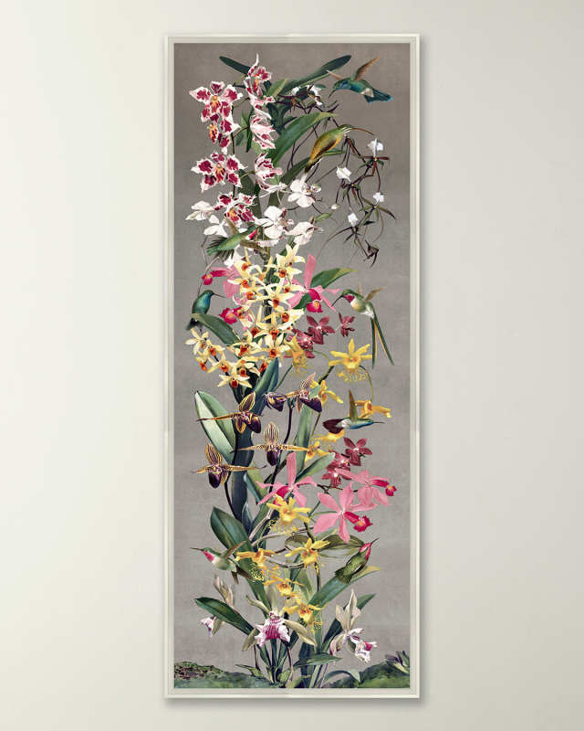Silver Orchid Panel 2 Giclee