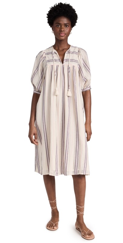 Mille Saffron Dress O'Keeffe Stripe