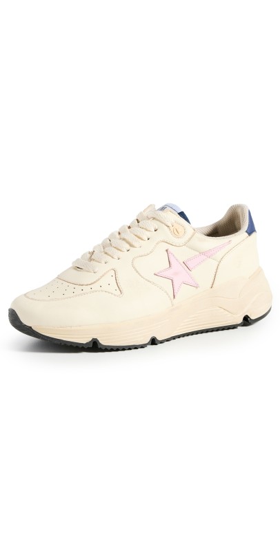 Golden Goose Running Sole Sneakers White/Ice/Orchid Pink/Medvl Bl