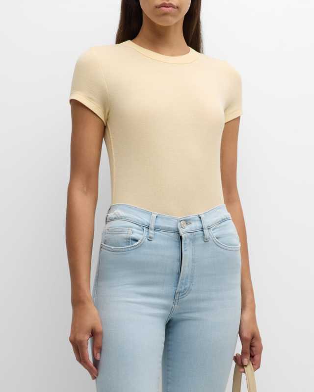 Ribbed Crewneck Baby T
