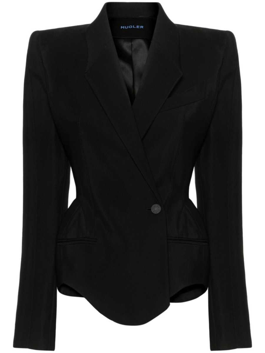 double-breasted blazer