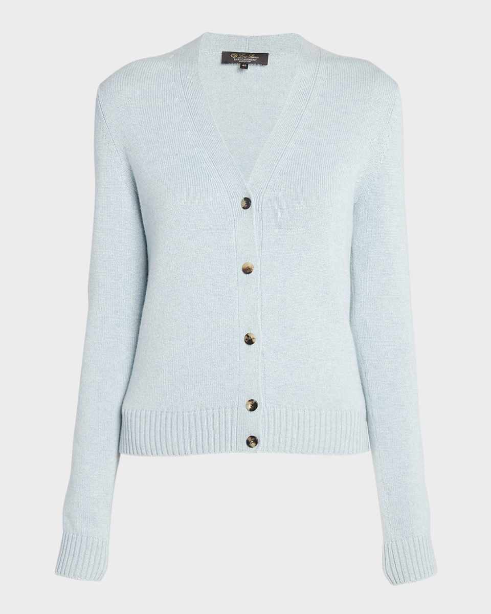 Parksville Cashmere Button-Front Cardigan