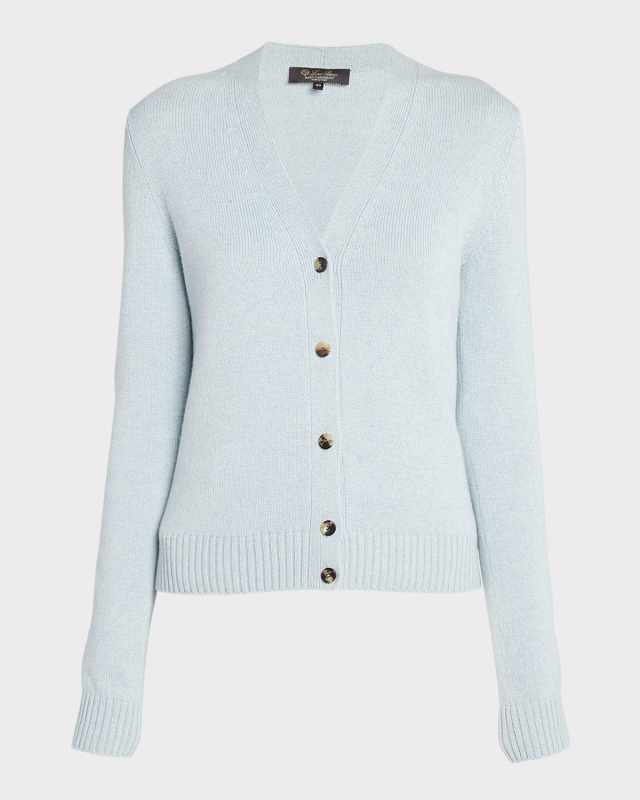 Parksville Cashmere Button-Front Cardigan