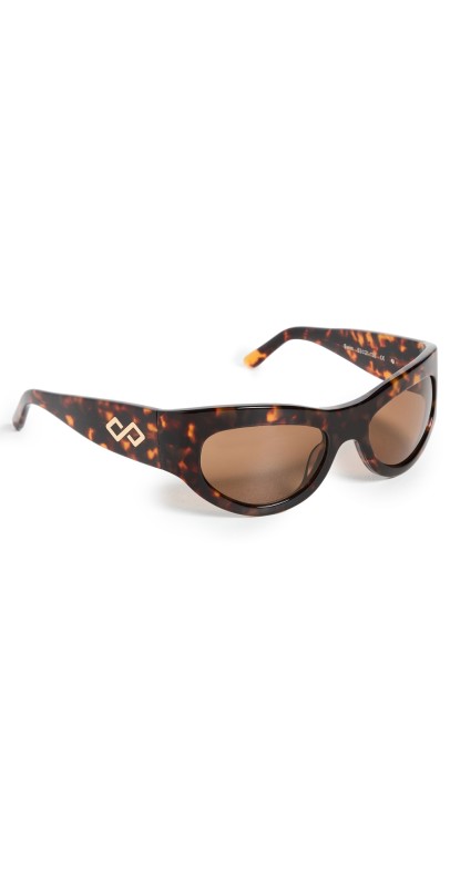 Karen Wazen Swim Sunglasses Tortoise