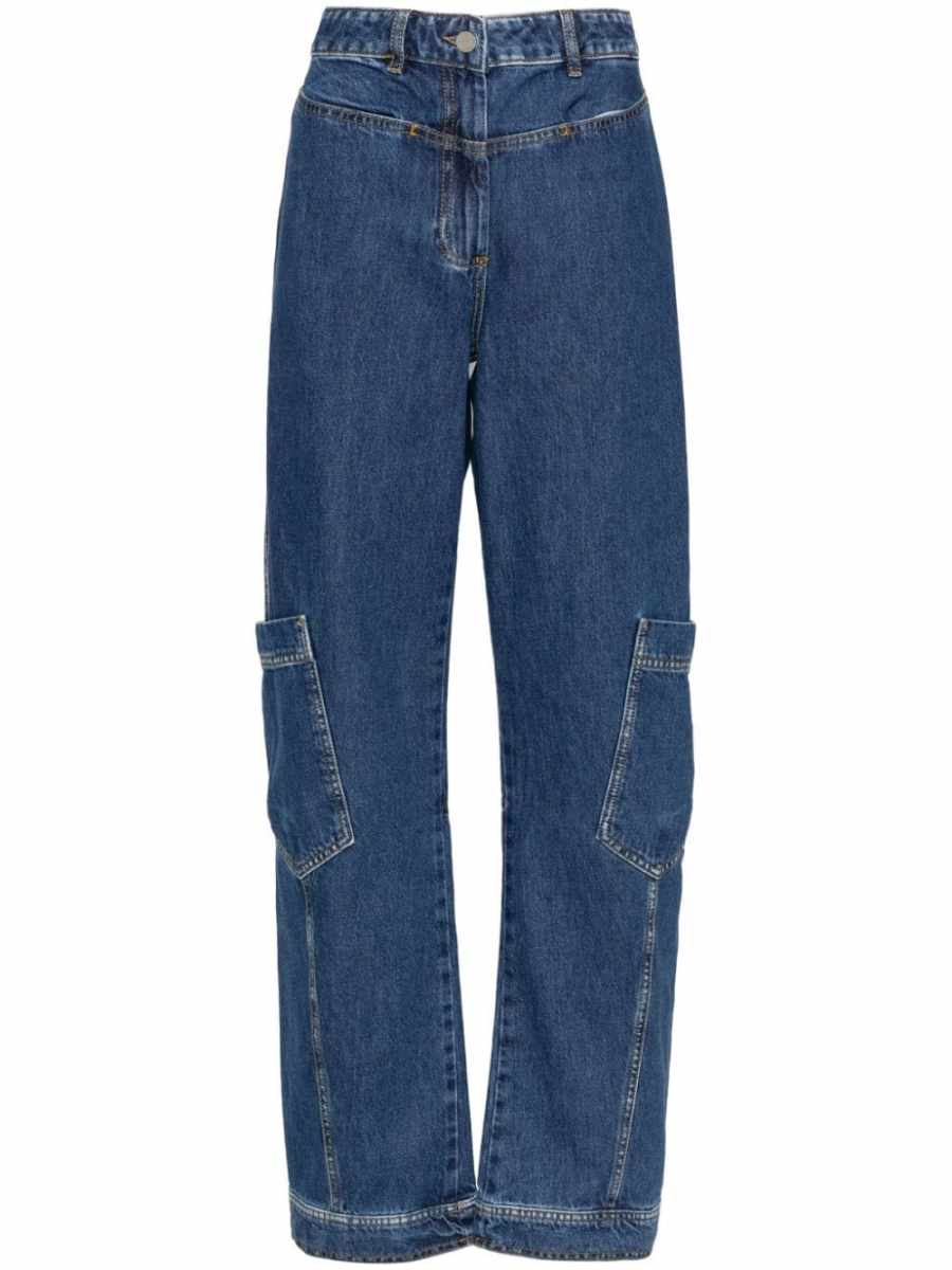 Dion high-rise loose-cut jeans