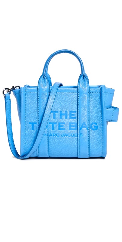 Marc Jacobs The Leather Crossbody Tote Bag Spring Blue