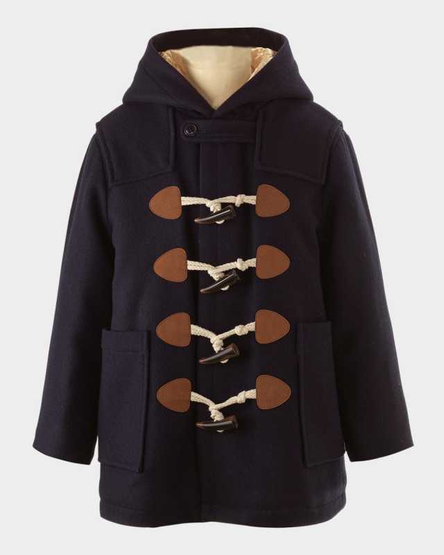 Kid's Wool Duffle Coat, Size 2-10