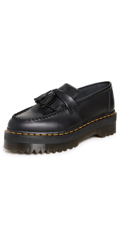 Dr. Martens Adrian Quad Platform Loafers Black