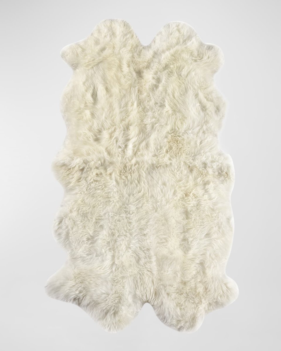 Lalo Lambskin Rug, 3' x 6'