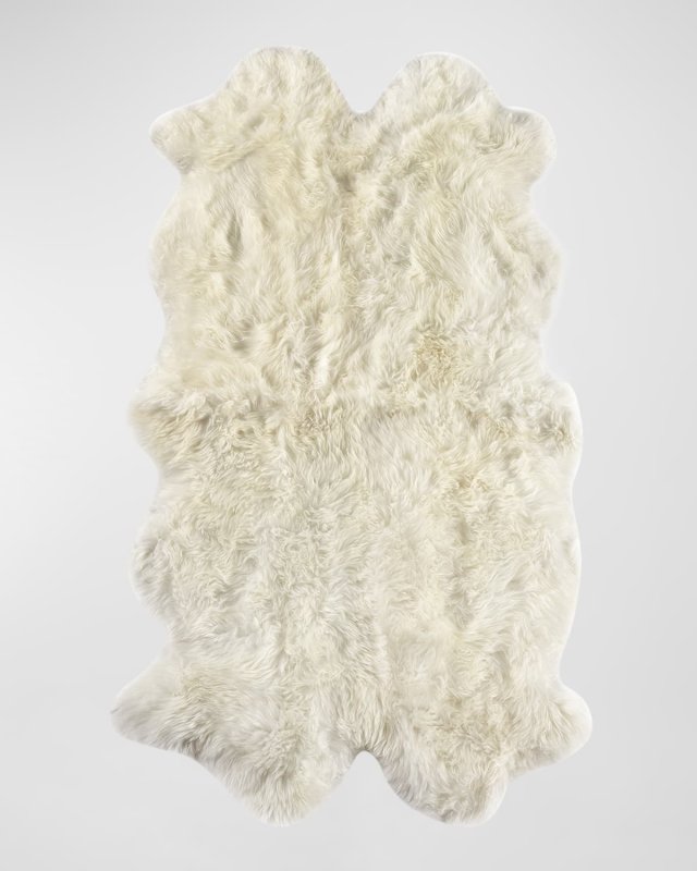 Lalo Lambskin Rug, 3' x 6'