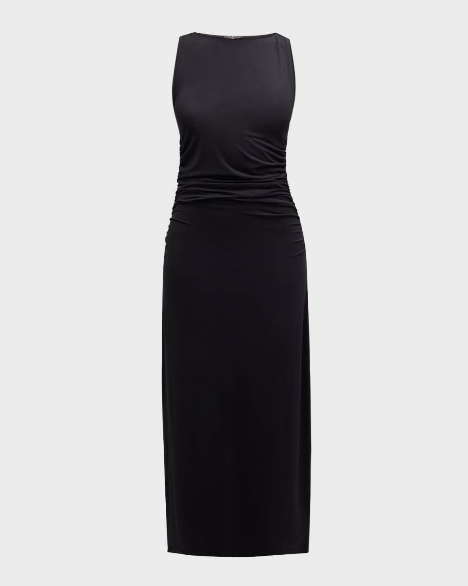Luca Shirred Midi Dress
