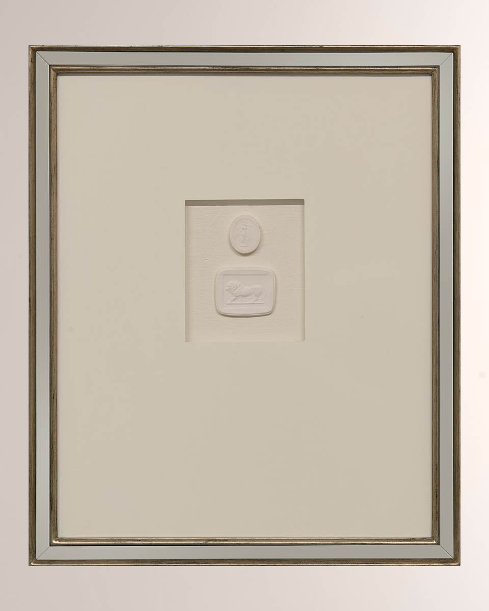 "Intaglio I" Ivory Wall Decor