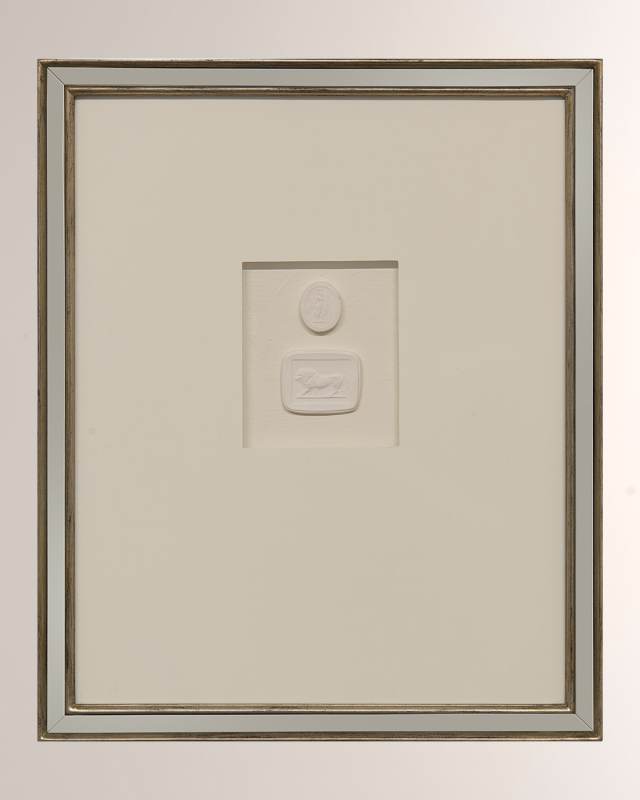 "Intaglio I" Ivory Wall Decor