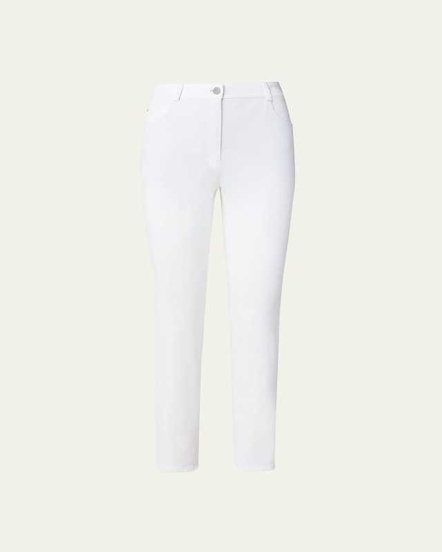 Maru Slim-Leg Ankle Stretch Denim Pants