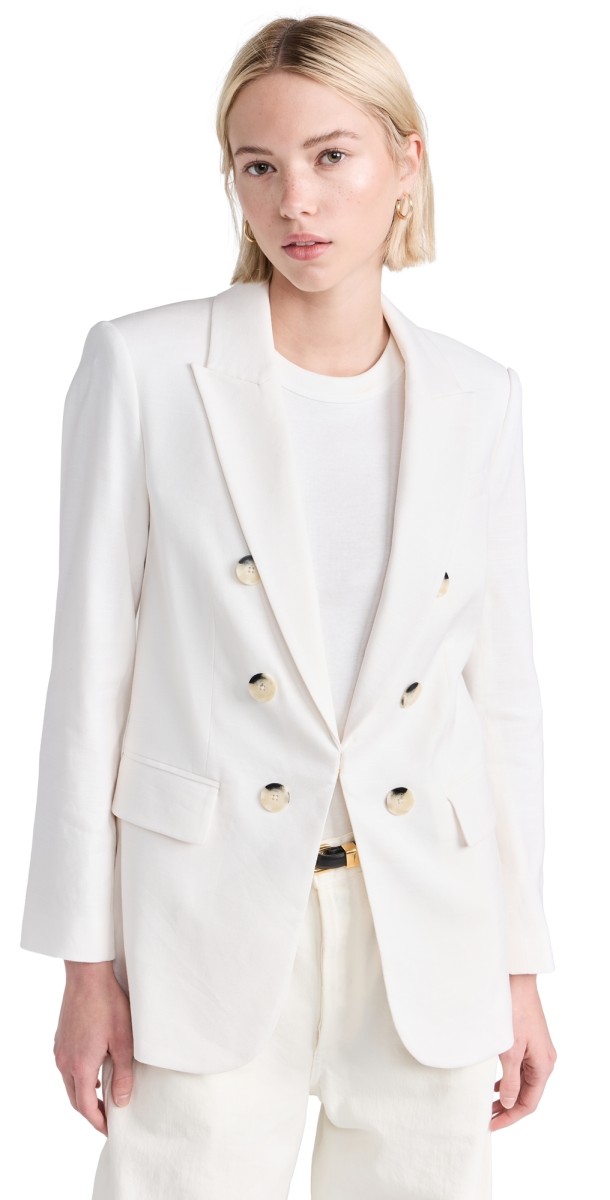 Veronica Beard Bexley Dickey Jacket Off White