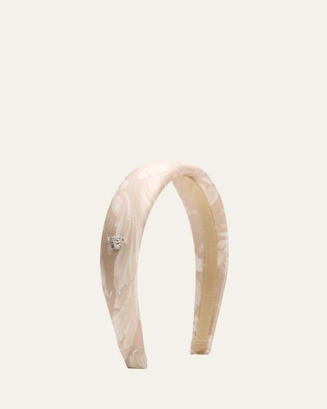 Barocco Print Twill Headband