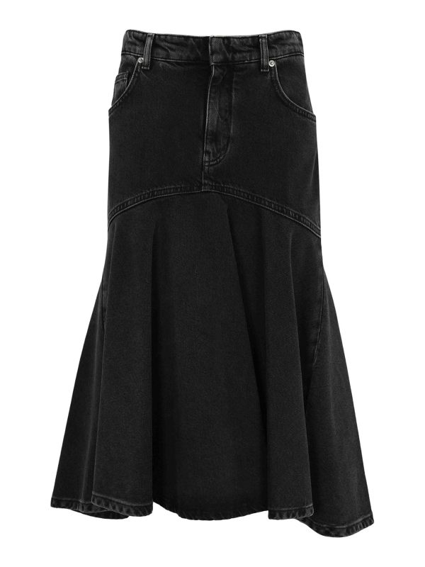Philosophy di Lorenzo Serafini Jupe Midi - Noir