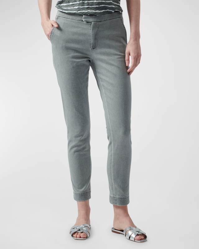 Enzyme Wash Slim Pants
