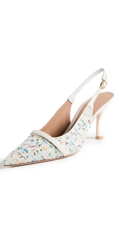 Malone Souliers Jama 70 Pumps Milk/Milk