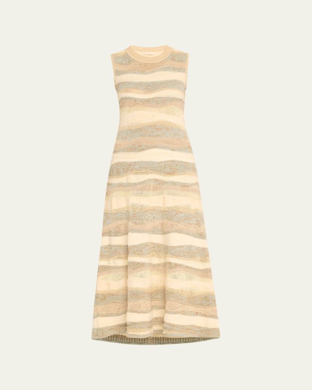 Gaia Knit Sleeveless Midi Dress