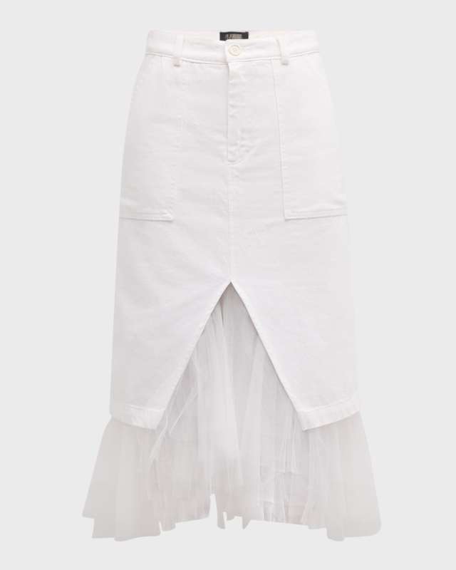 Mr. & Mrs. Benjamin Midi Skirt