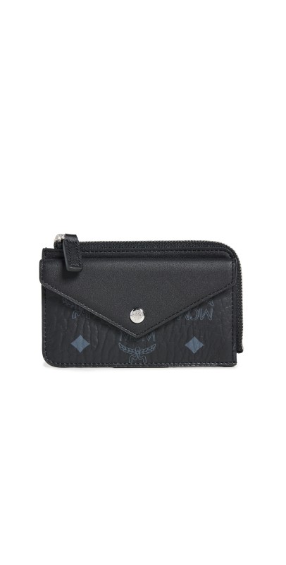 MCM Aren VI Mini Card Case Black