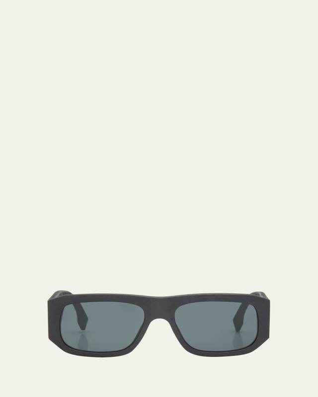 Fendi Shadow Nylon Rectangle Sunglasses