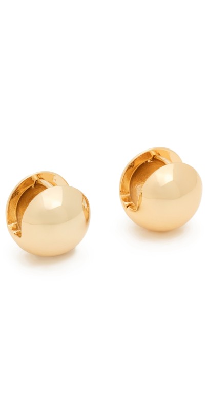 Roxanne Assoulin Baby Ball Earrings Shiny Gold