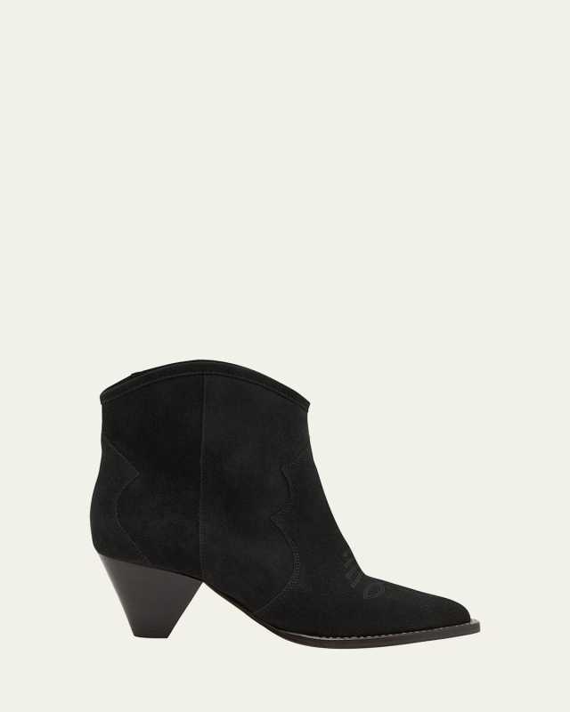 Darizo Suede Western Booties