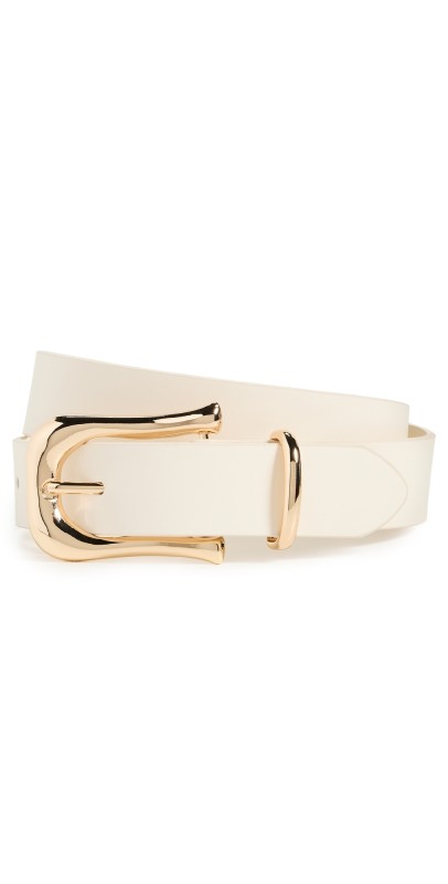 Good American Medium Saddle Classic Belt Black001