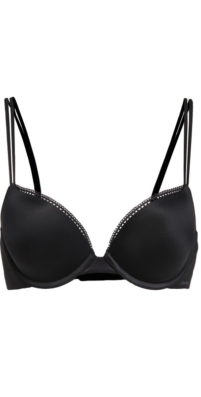 Calvin Klein Underwear Liquid Touch Push Up Plunge Bra Black001