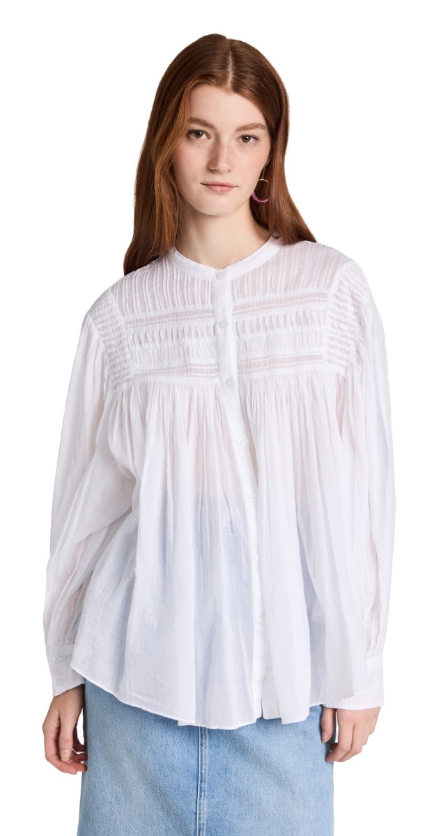 Isabel Marant Étoile Plalia Blouse White