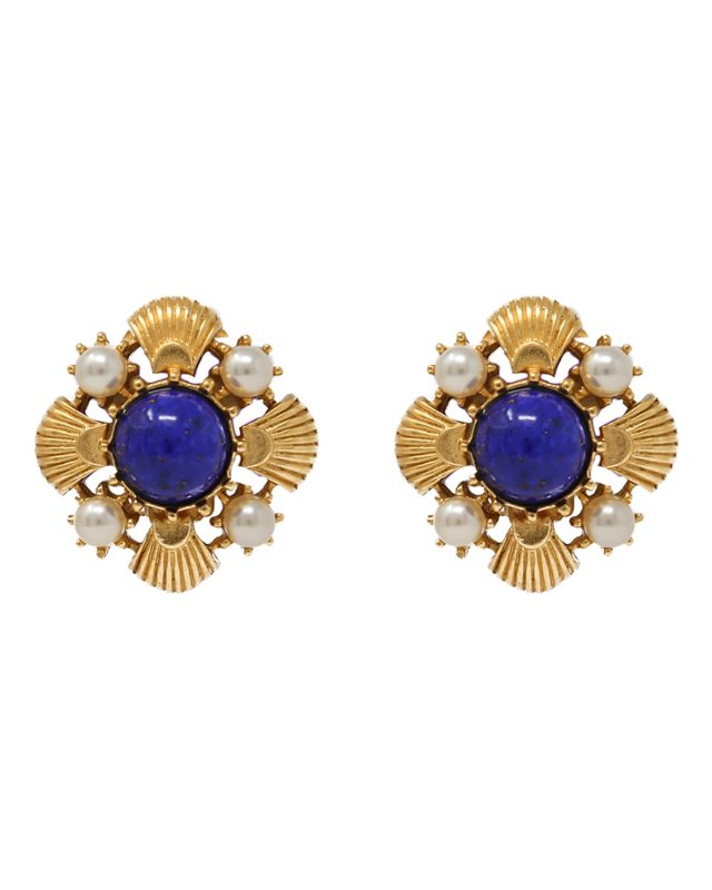 Stone Clip-On Earrings