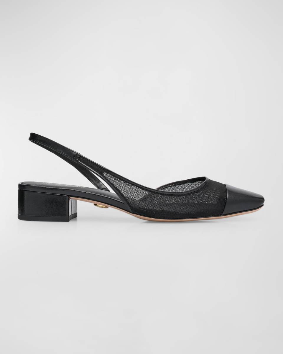 Cecile Mesh Slingback Ballerina Flats