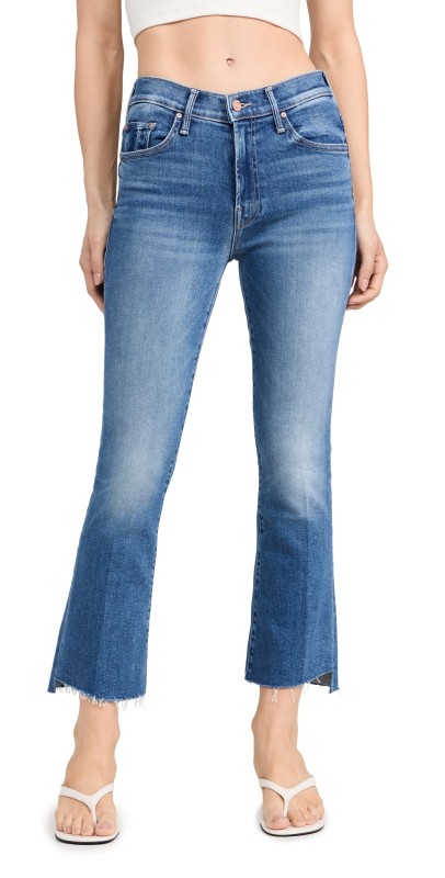 MOTHER The Insider Crop Step Fray Jeans Different Strokes