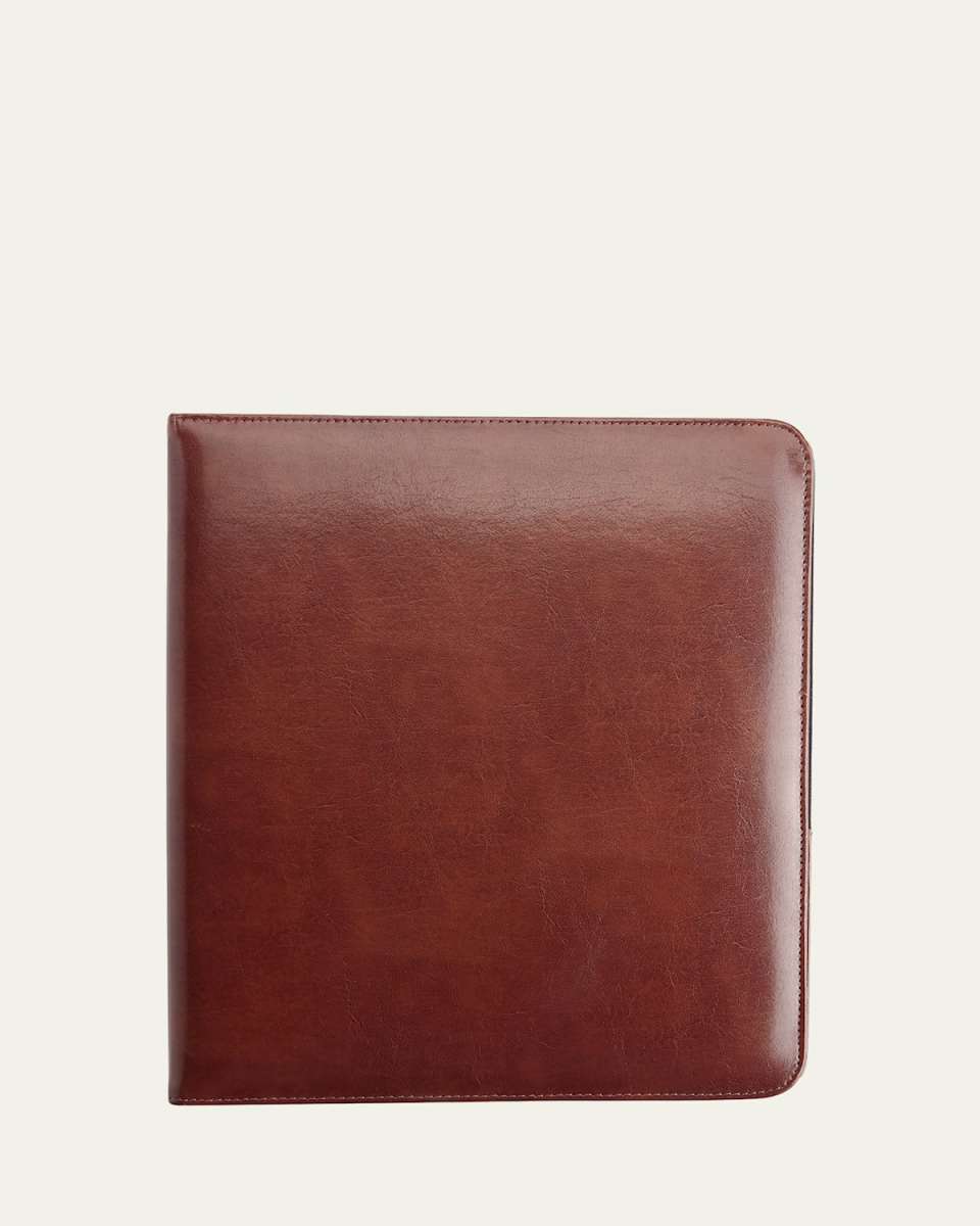 Personalized Leather 1" Ring Binder