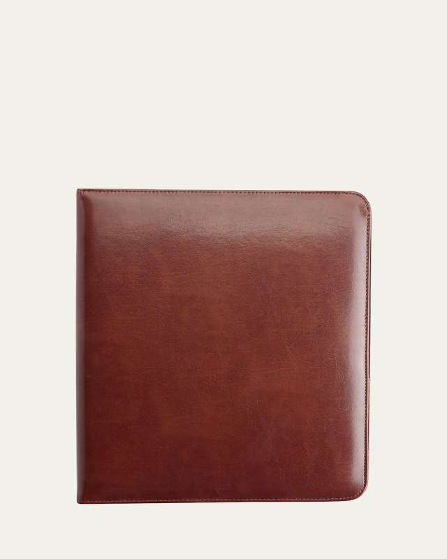 Personalized Leather 1" Ring Binder