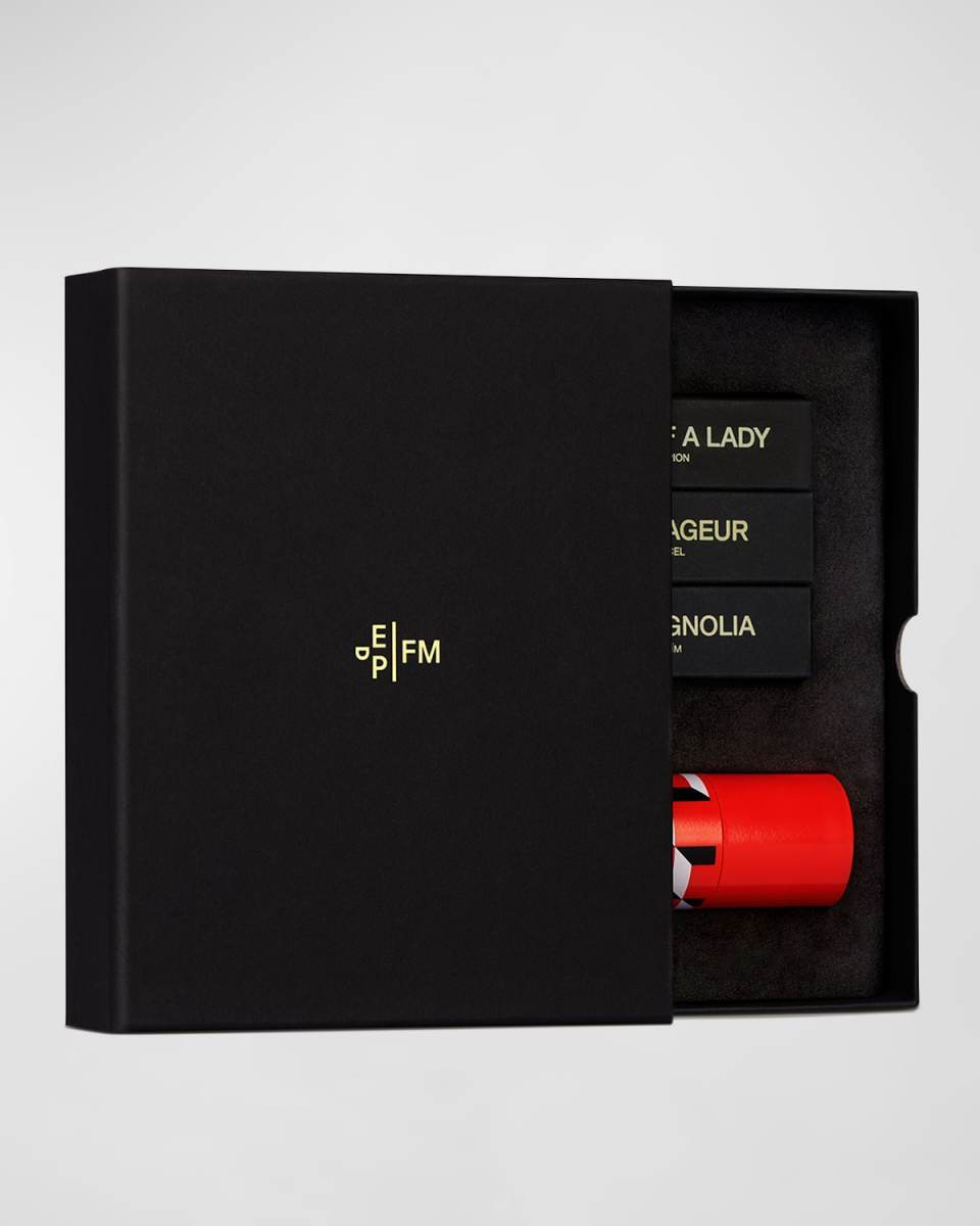 x Pierre Hardy 4-Piece Travel Spray Set